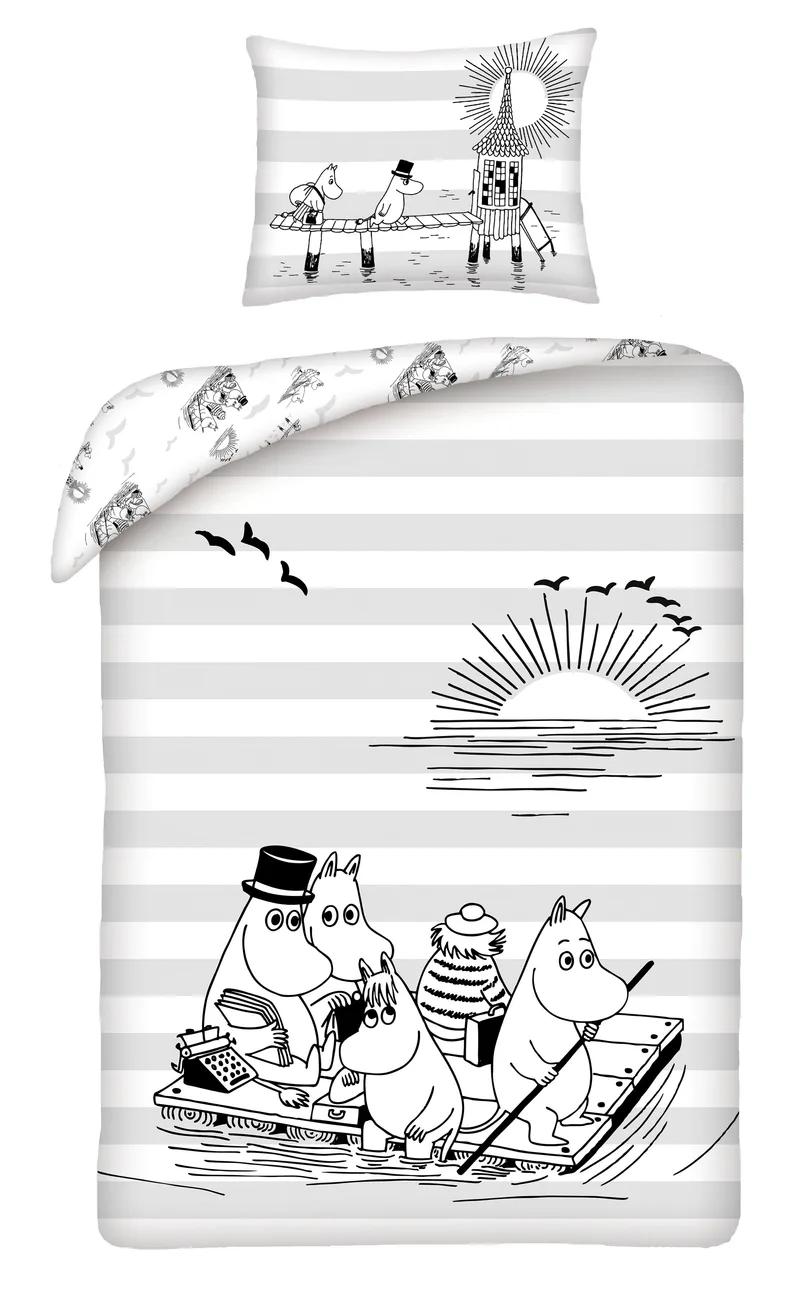 Moomin ムーミン 布団カバーセット 140 x 200 cm、Merellä